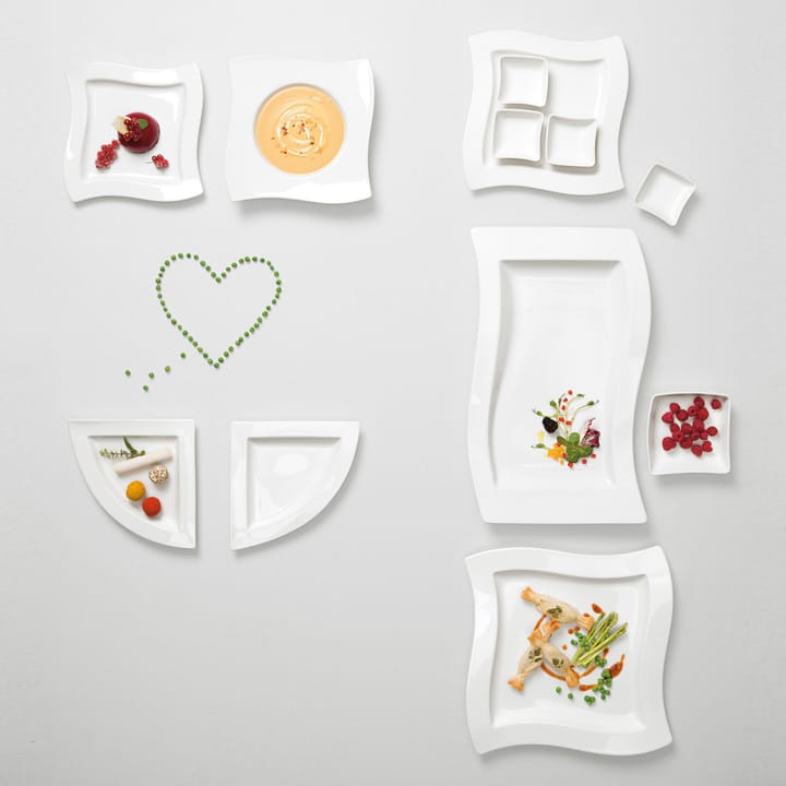 New Wave diep bord, 24 x 24 cm. Villeroy & Boch
