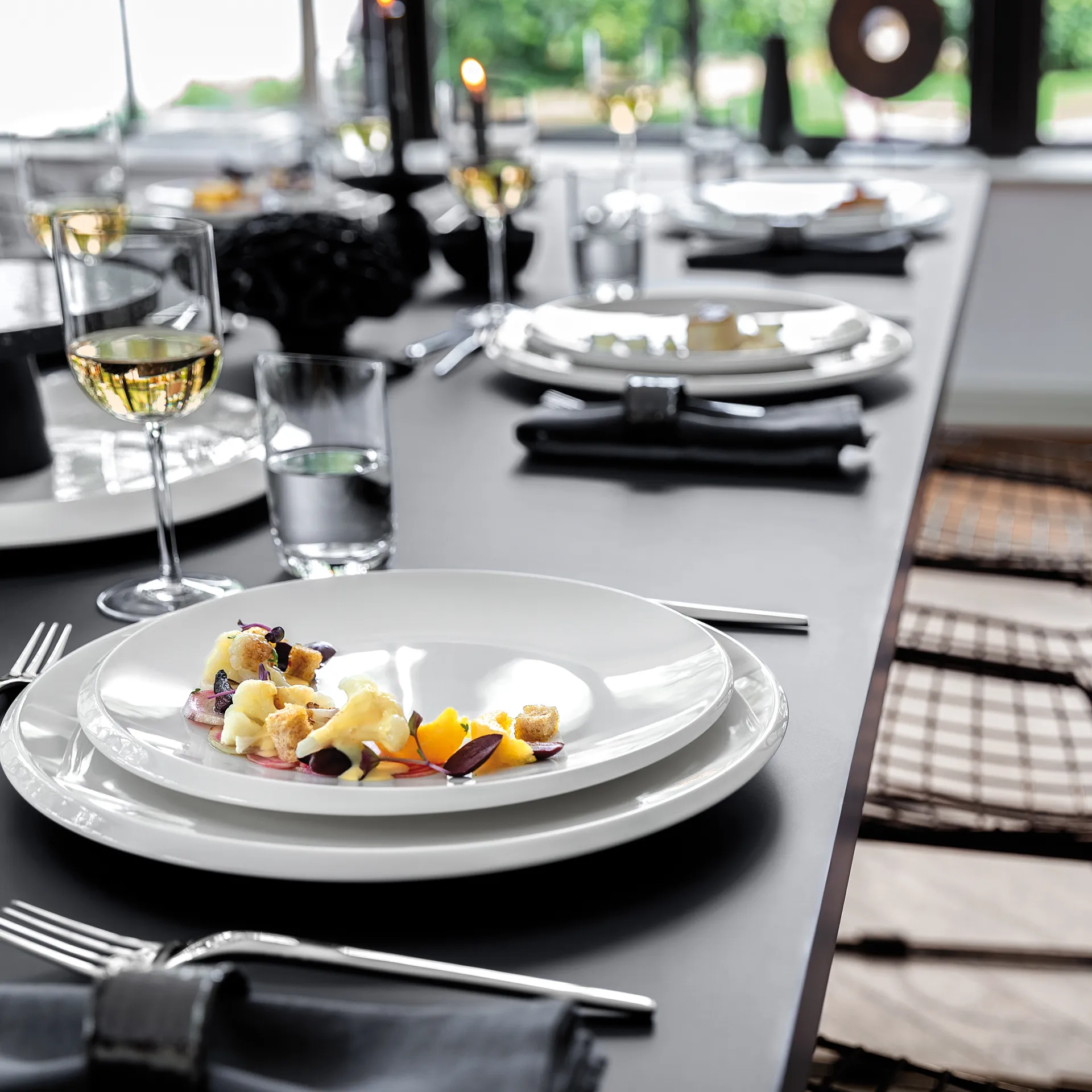 NewMoon serveerschaal Ø37 cm, Wit Villeroy & Boch