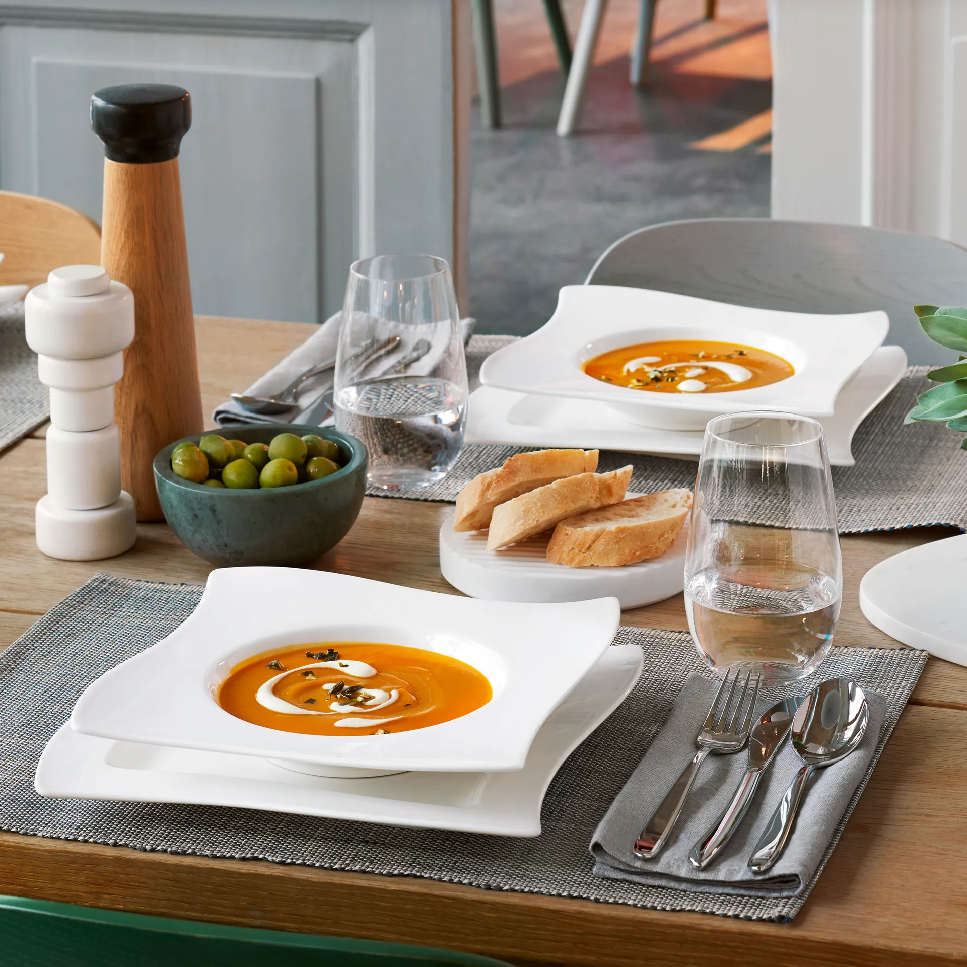 NewWave serveerschotel 34x34 cm, Wit Villeroy & Boch