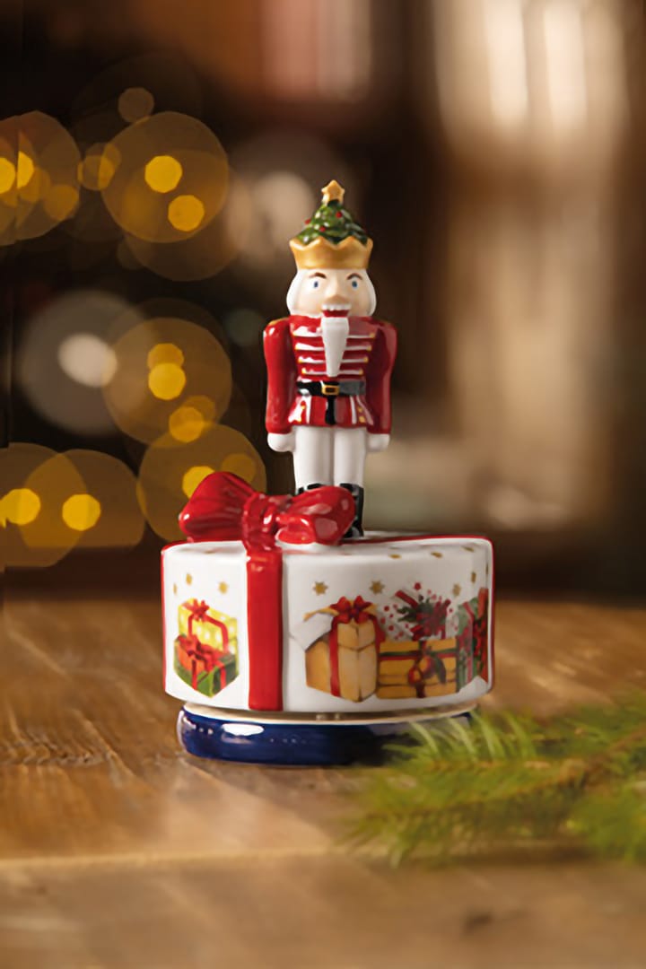 Nostalgic Melody speeldoos notenkraker, Wit-rood Villeroy & Boch