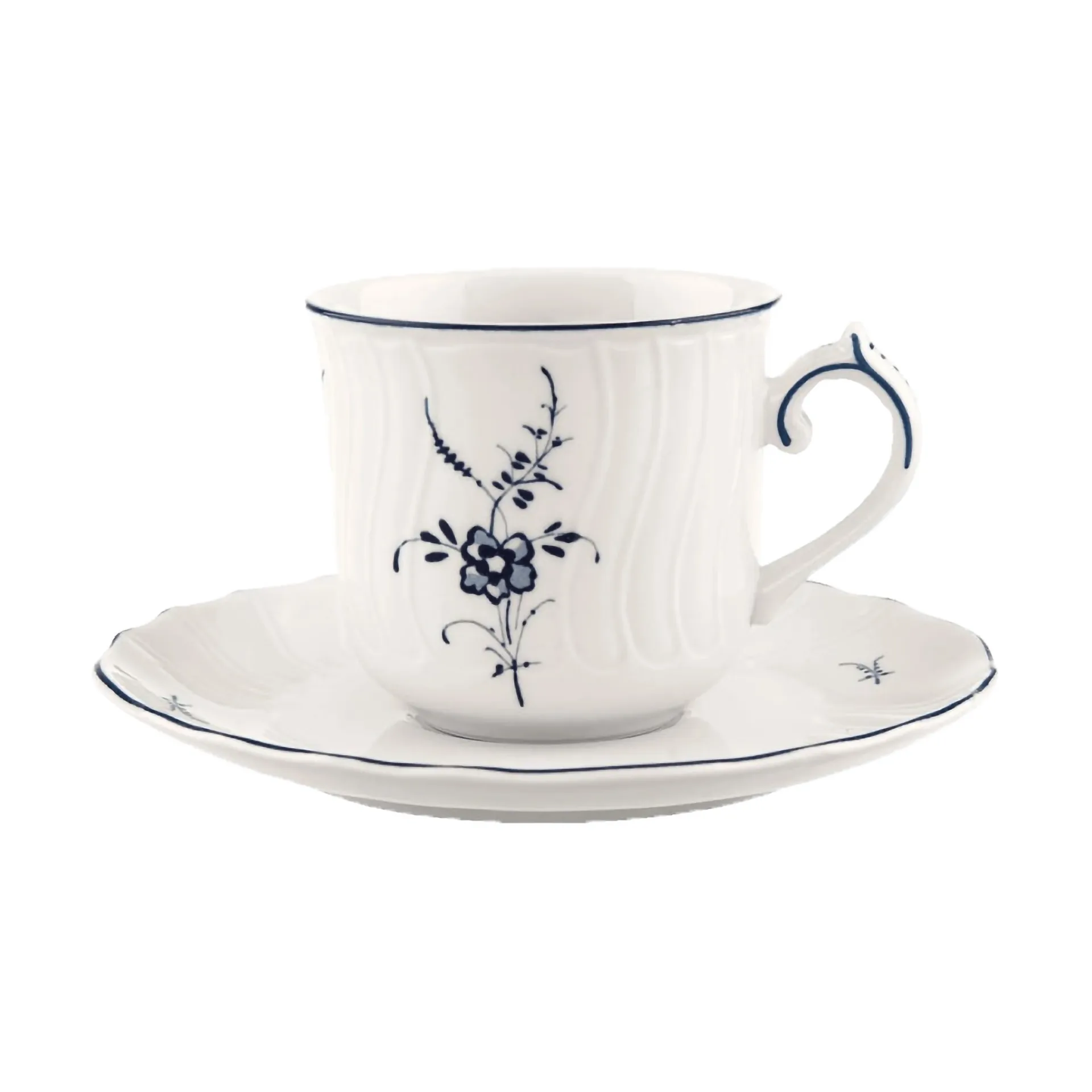 Old Luxembourg kop en schotel 12 cl, Wit Villeroy & Boch