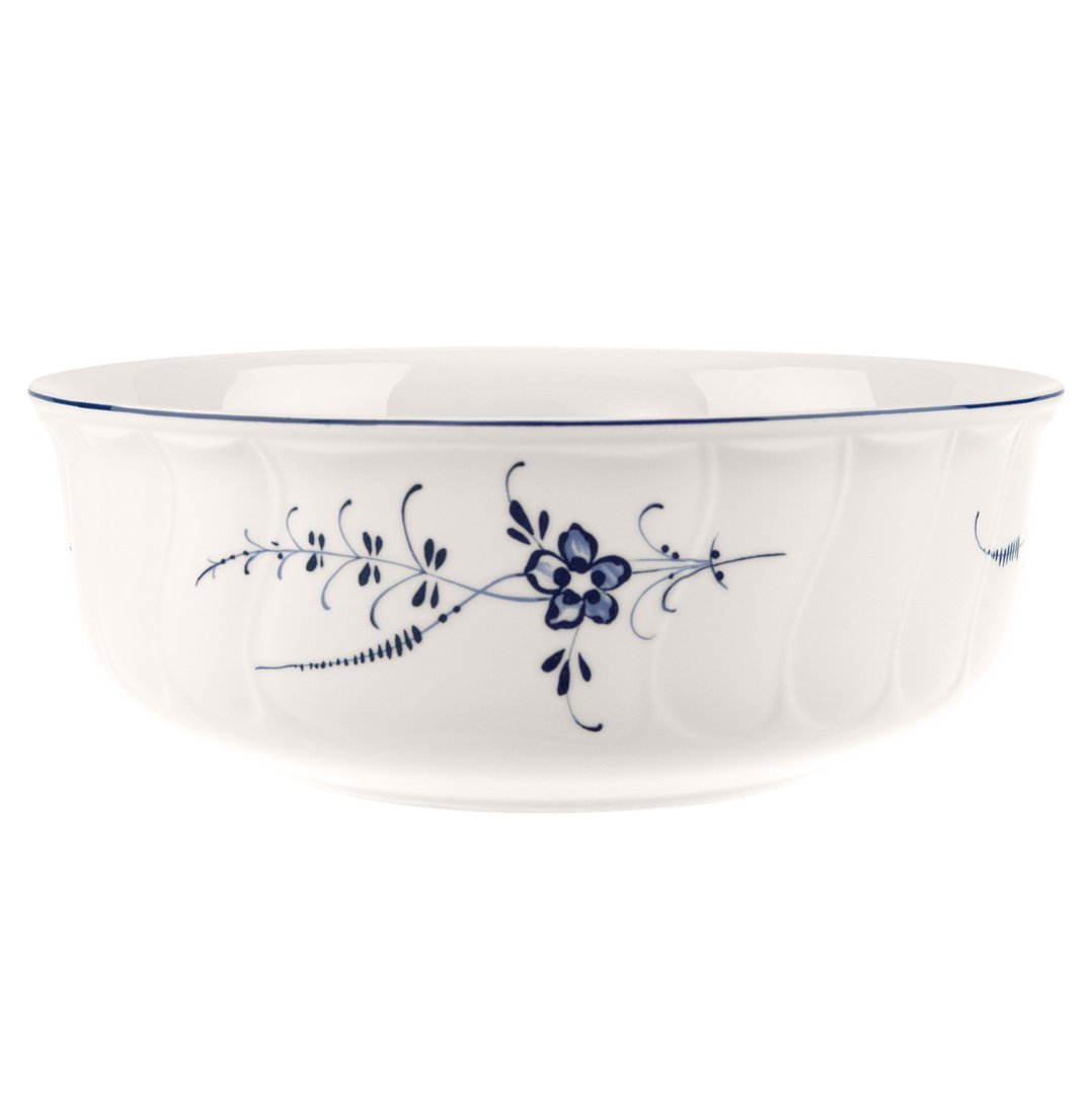 Villeroy & Boch Old Luxembourg saladeschaal 24 cm | Scandinavisch Interieur | Saladeschalen | Wit