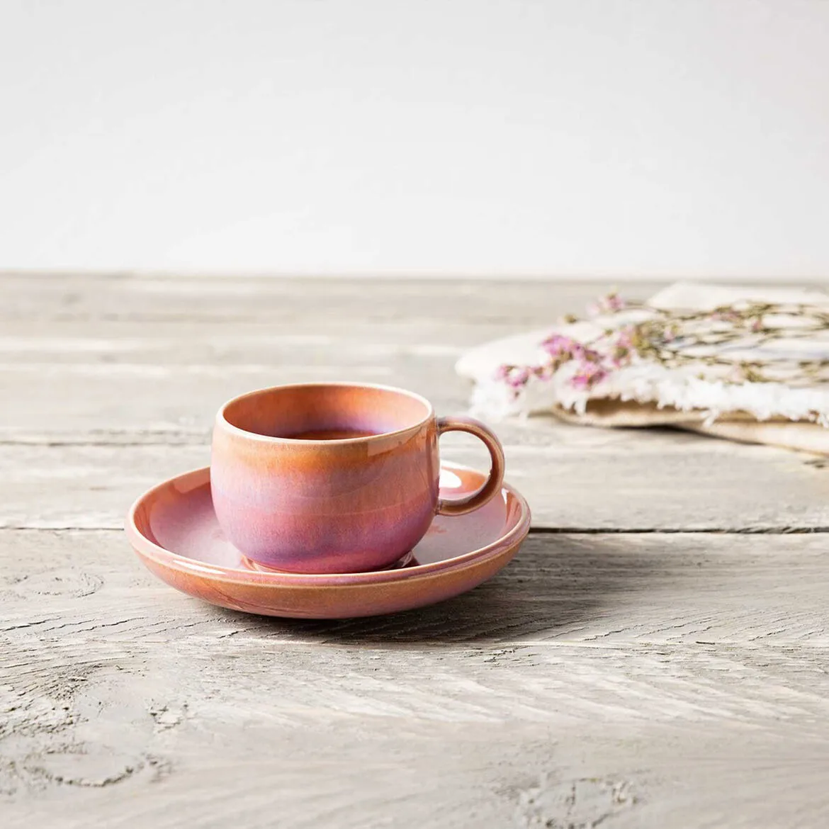 Perlemor espressoschotel Ø12 cm, Coral Villeroy & Boch