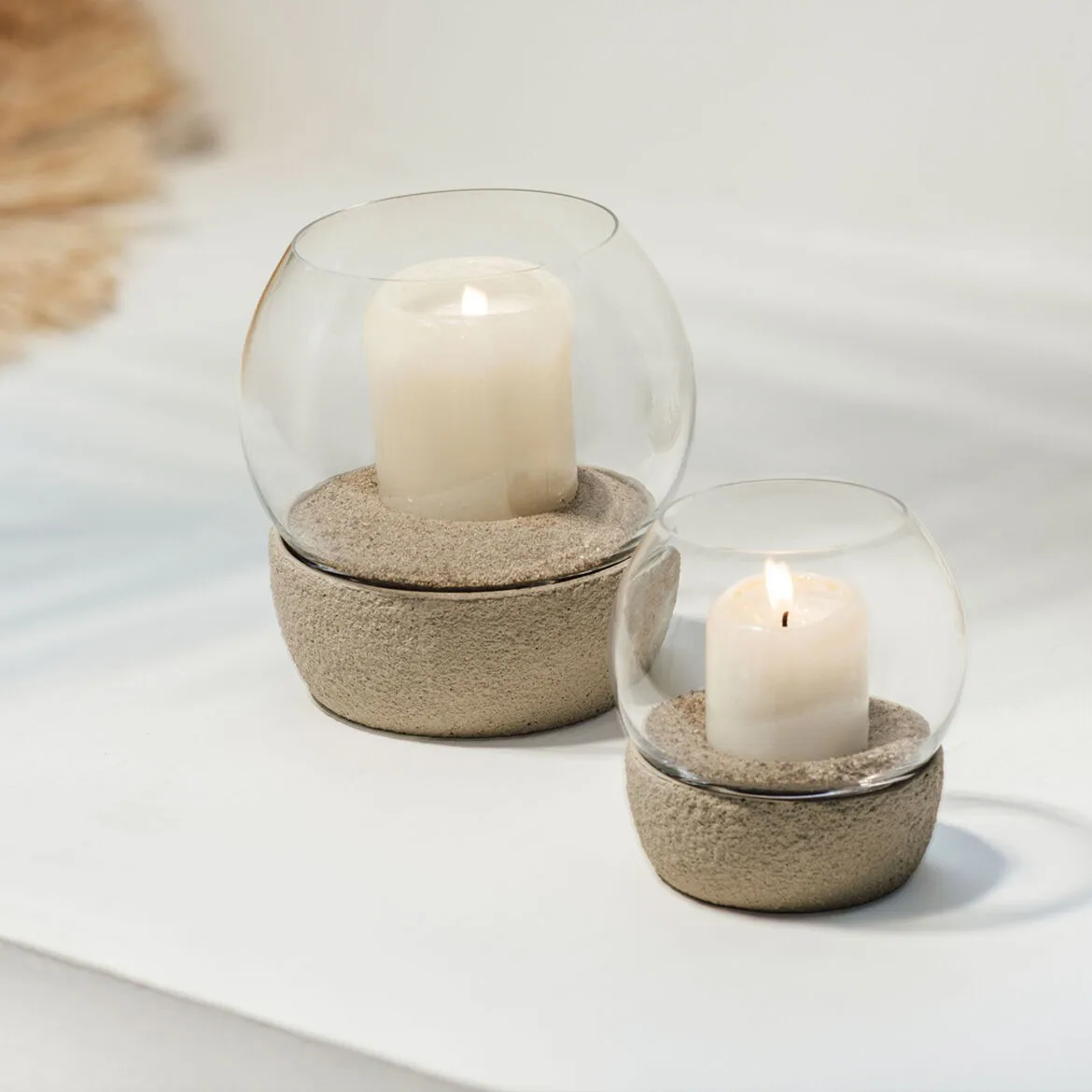 Perlemor Home Hurricane kaarsenhouder Ø16 cm, Beige Villeroy & Boch