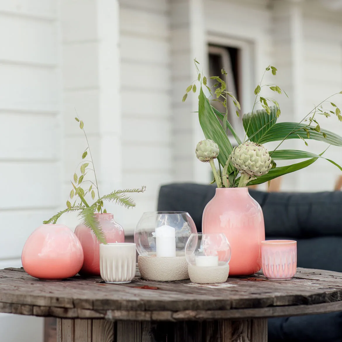 Perlemor Home Hurricane kaarsenhouder Ø16 cm, Beige Villeroy & Boch