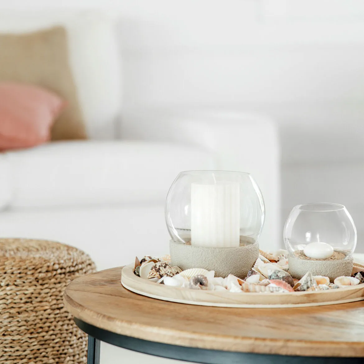 Perlemor kaarsenhouder Ø11 cm, Beige Villeroy & Boch