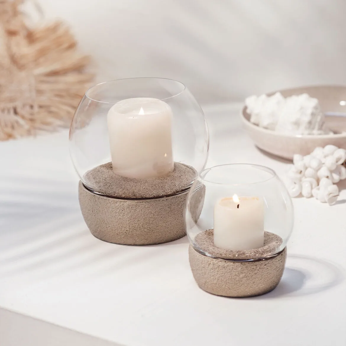 Perlemor kaarsenhouder Ø11 cm, Beige Villeroy & Boch