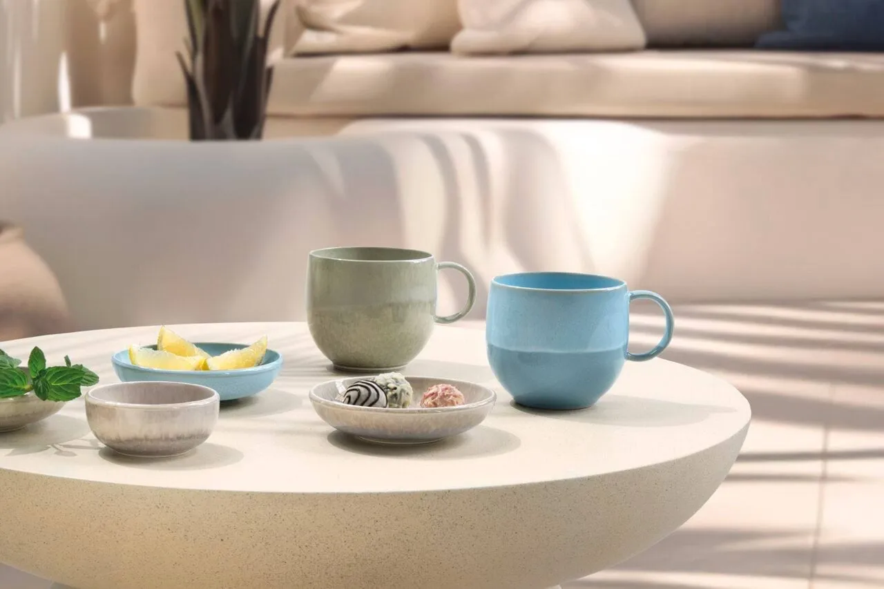 Perlemor Sand dipschaaltje, Beige, Ø8 cm Villeroy & Boch