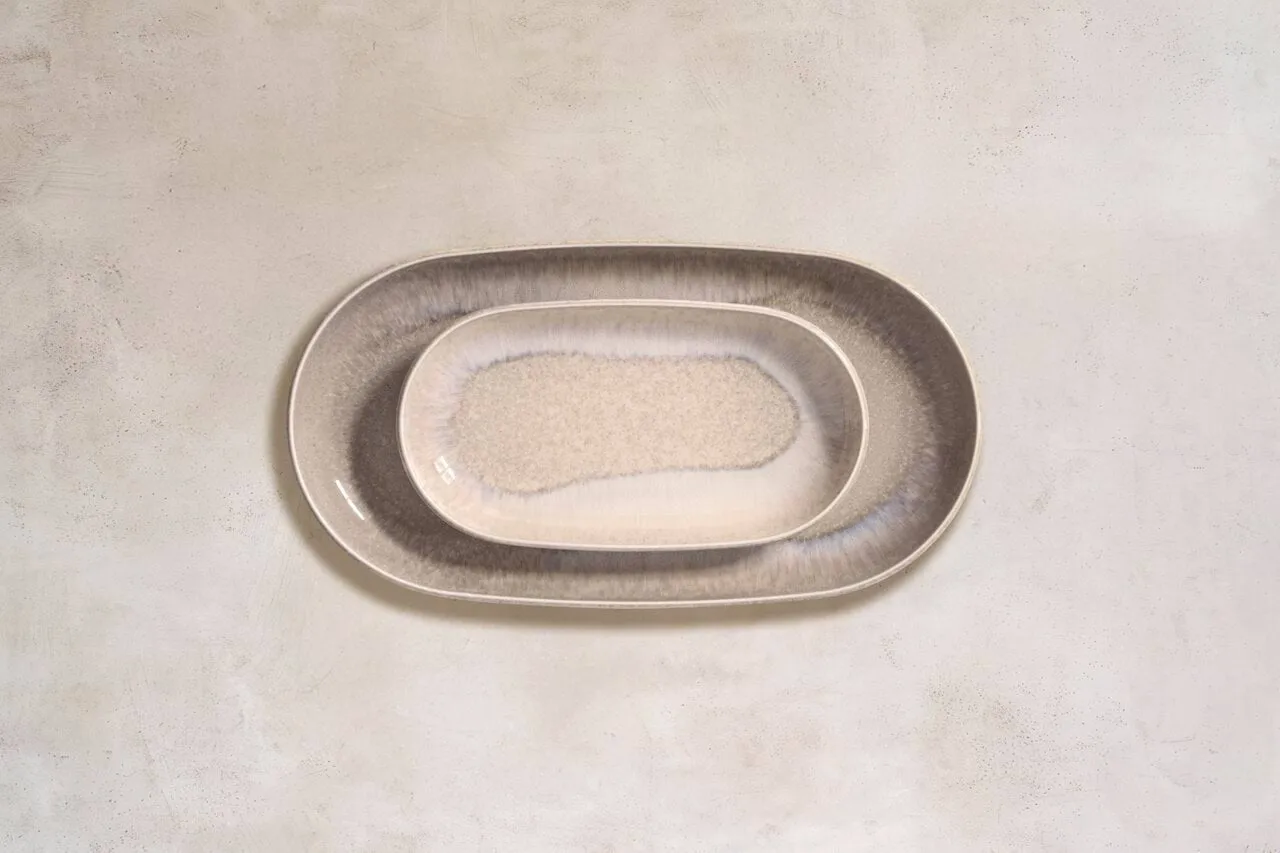 Perlemor Sand serveerschaal, Beige, 23x13 cm Villeroy & Boch