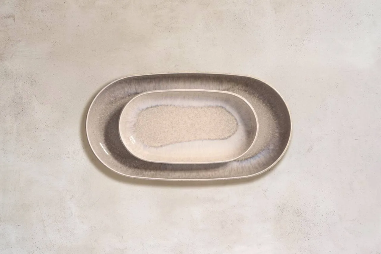 Perlemor Sand serveerschaal, Beige, 34x20 cm Villeroy & Boch