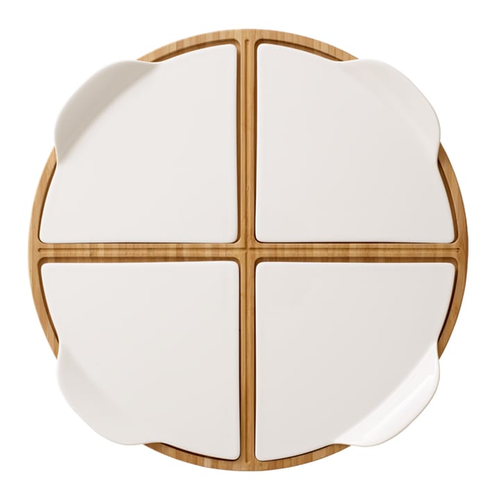 Pizza Passion serveerschaal bamboe, rond - 5-delig Villeroy & Boch