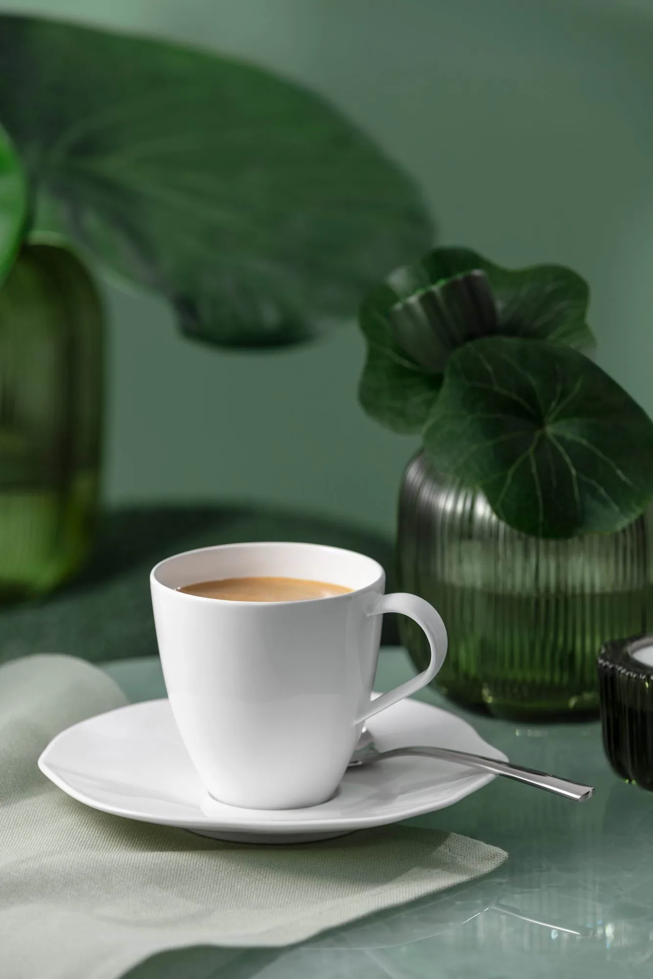 Pura kop en schotel, Wit, 2 delen Villeroy & Boch