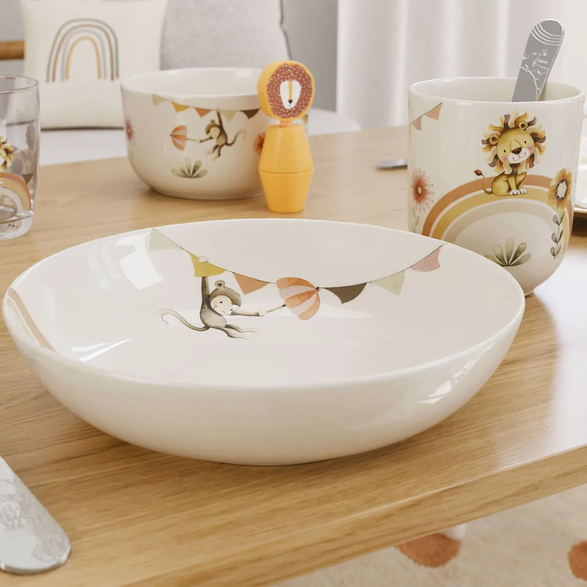 Roar like a Lion kindermok L 28 cl, Multi Villeroy & Boch
