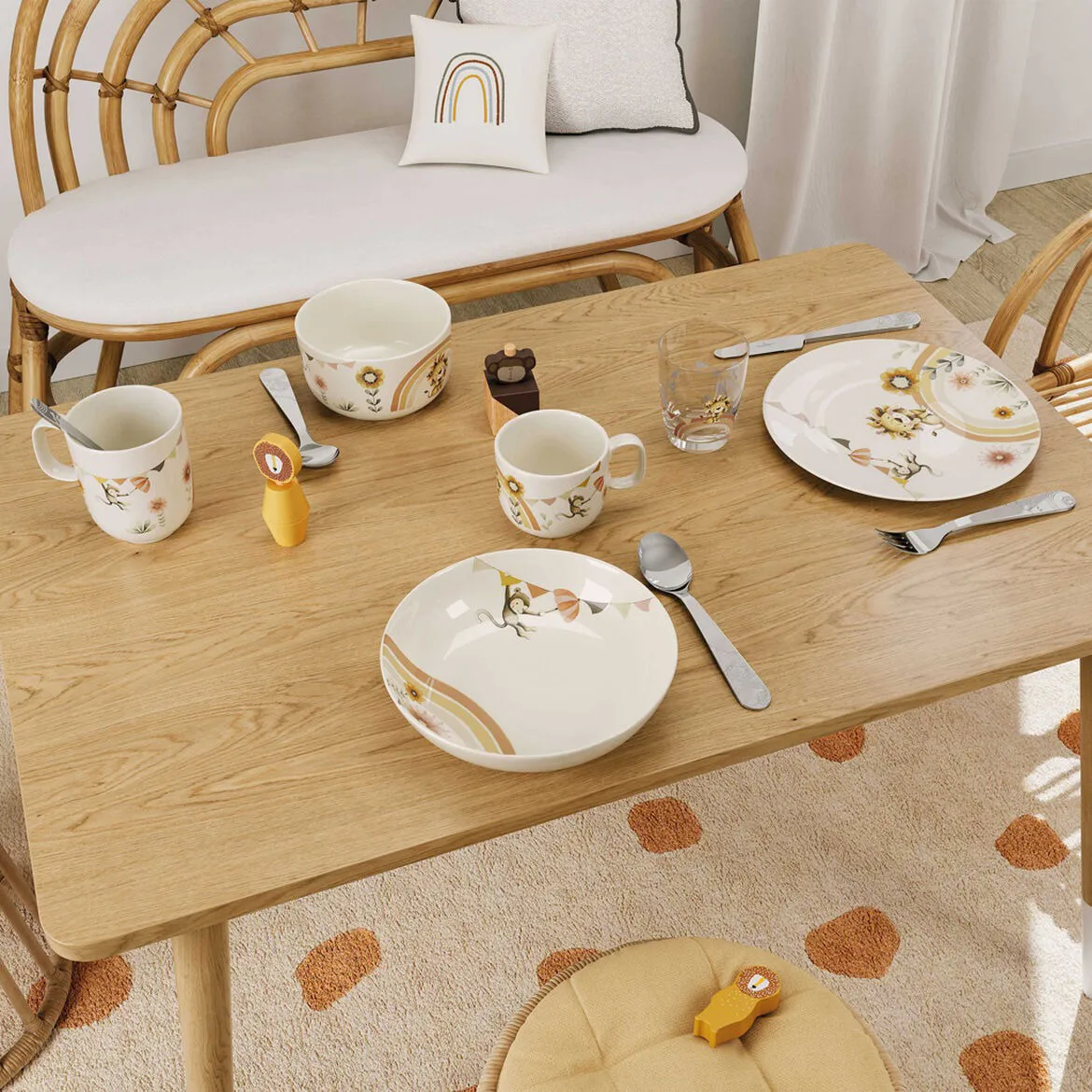 Roar like a Lion kindermok L 28 cl, Multi Villeroy & Boch