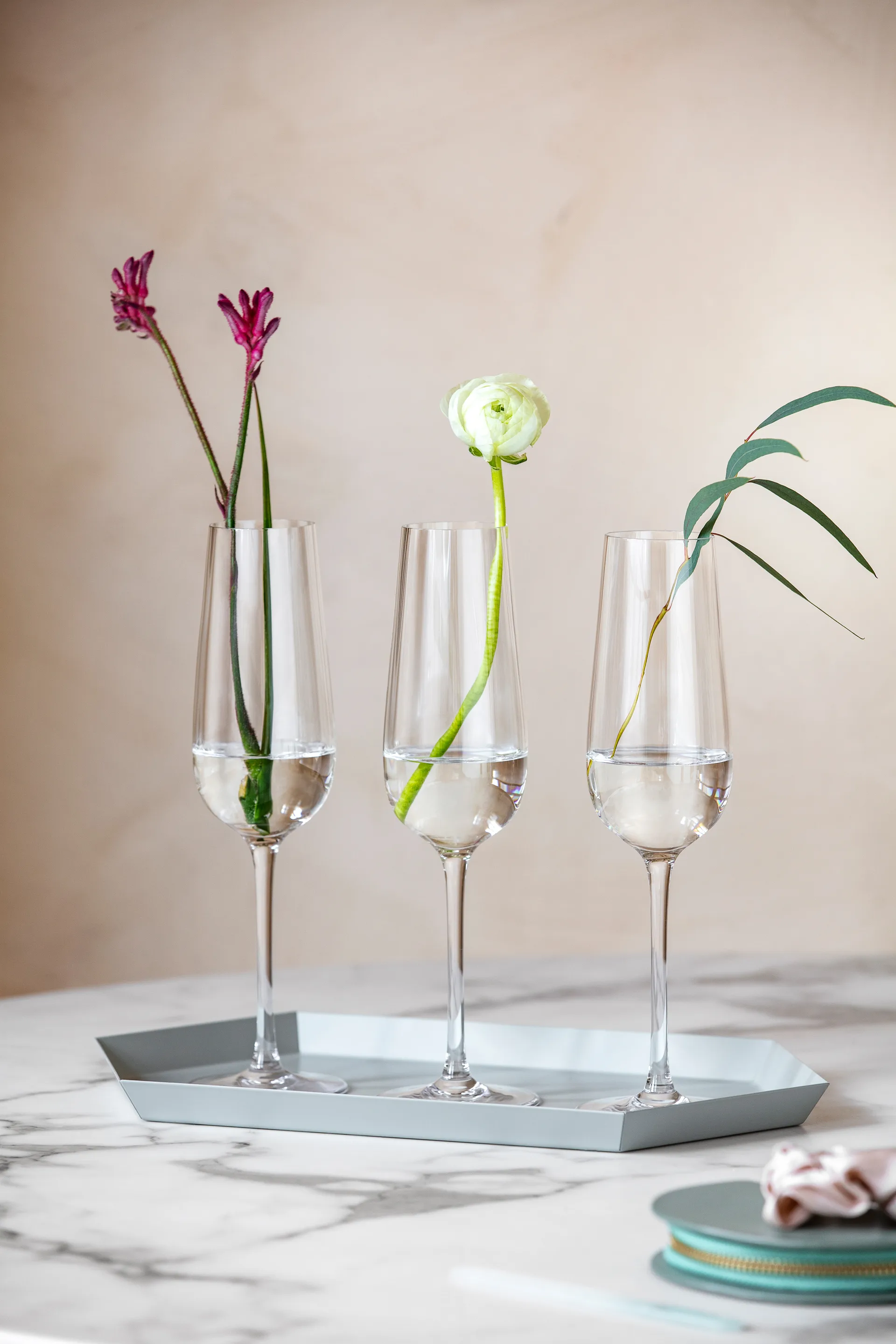 Rose Garden champagneglas 4-pack 29 cl, Transparant Villeroy & Boch