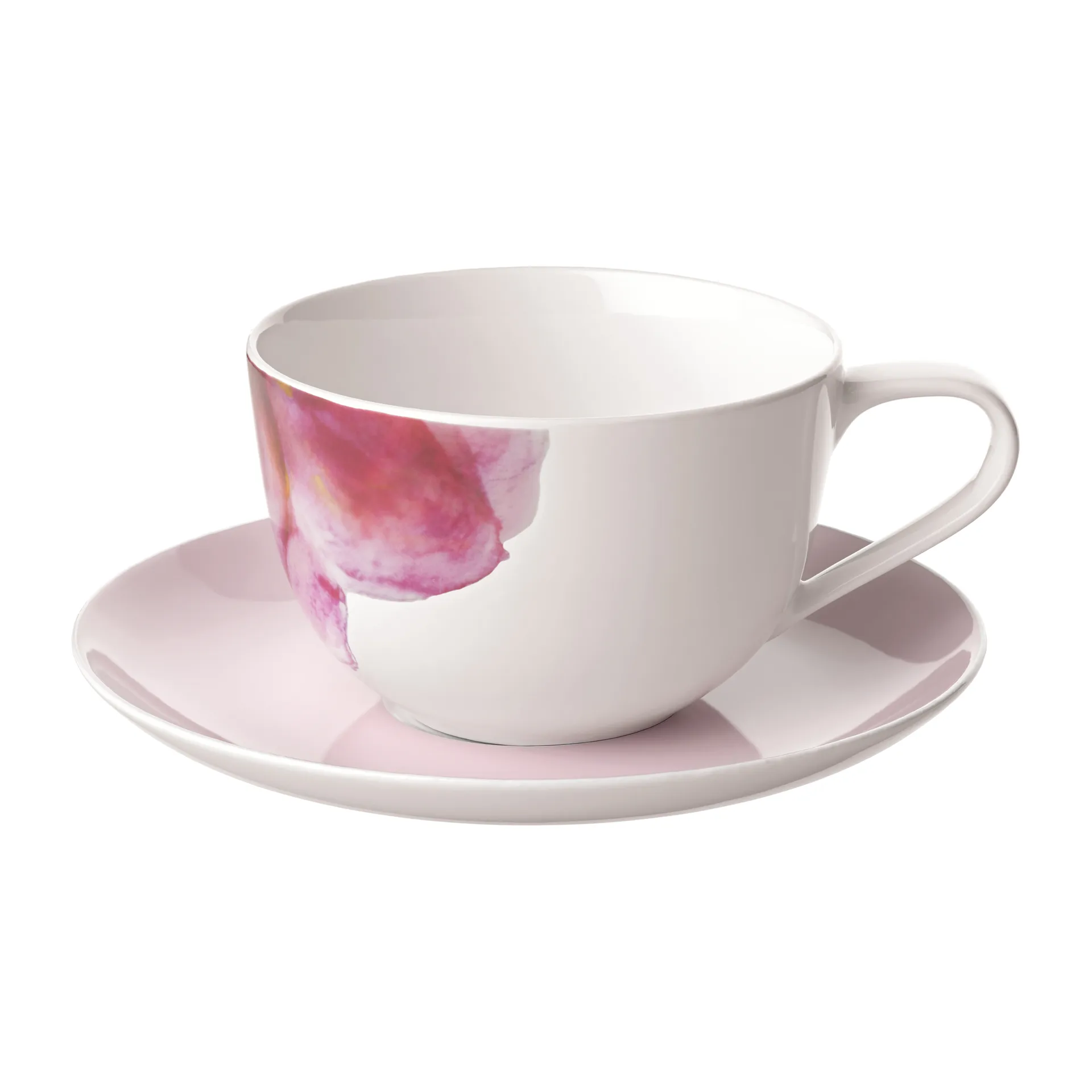 Rose Garden kop met schotel, Roze-wit Villeroy & Boch