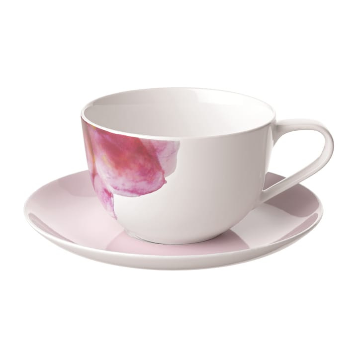 Rose Garden kop met schotel - Roze-wit - Villeroy & Boch