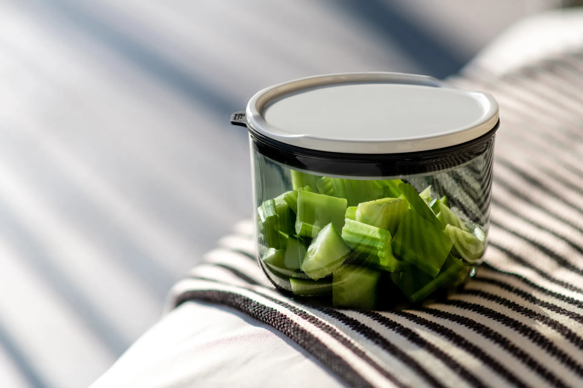 To Go & To Stay lunchbox glas L Ø13 cm, Transparant-wit Villeroy & Boch