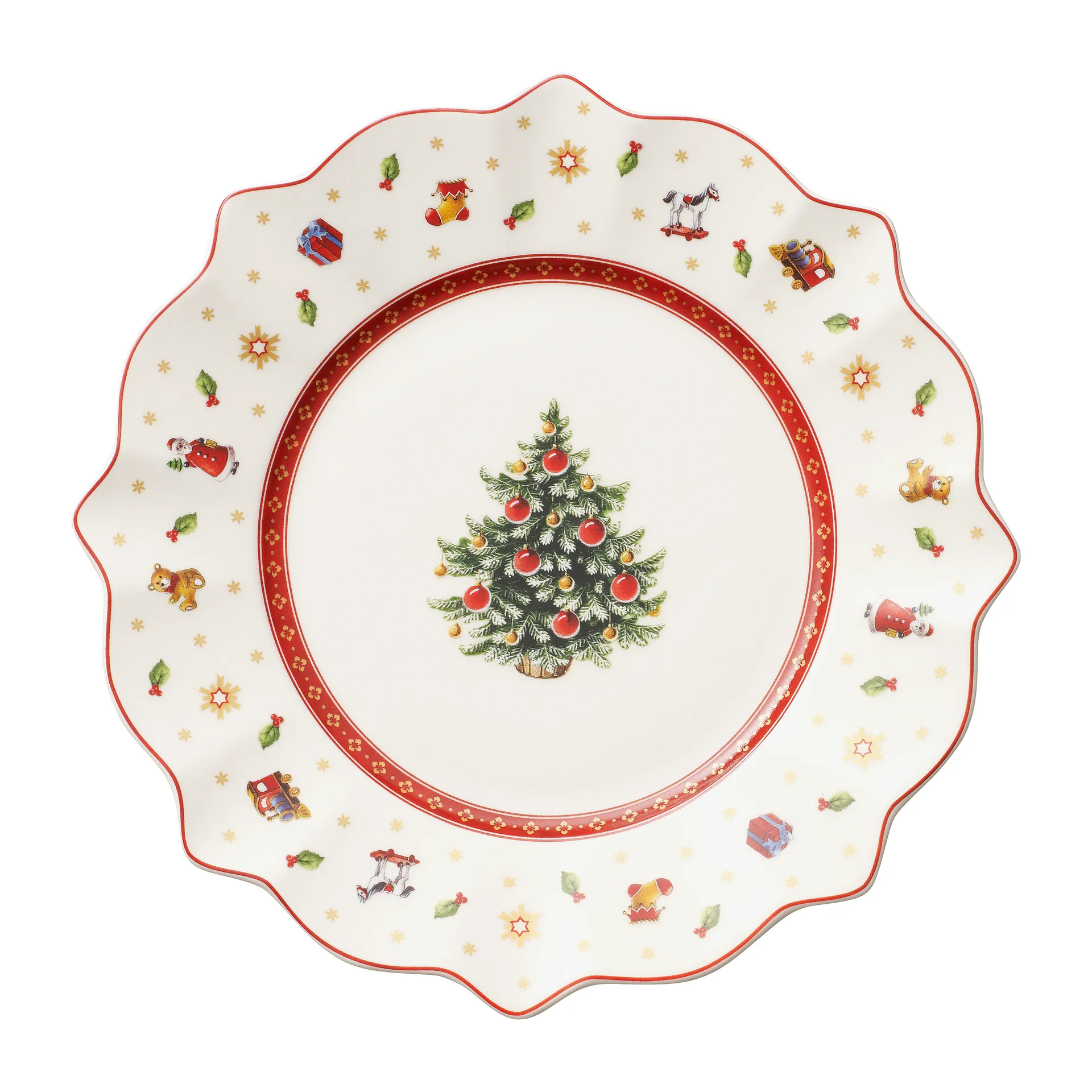 Toy's Delight bord Ø24 cm, Wit-rood Villeroy & Boch