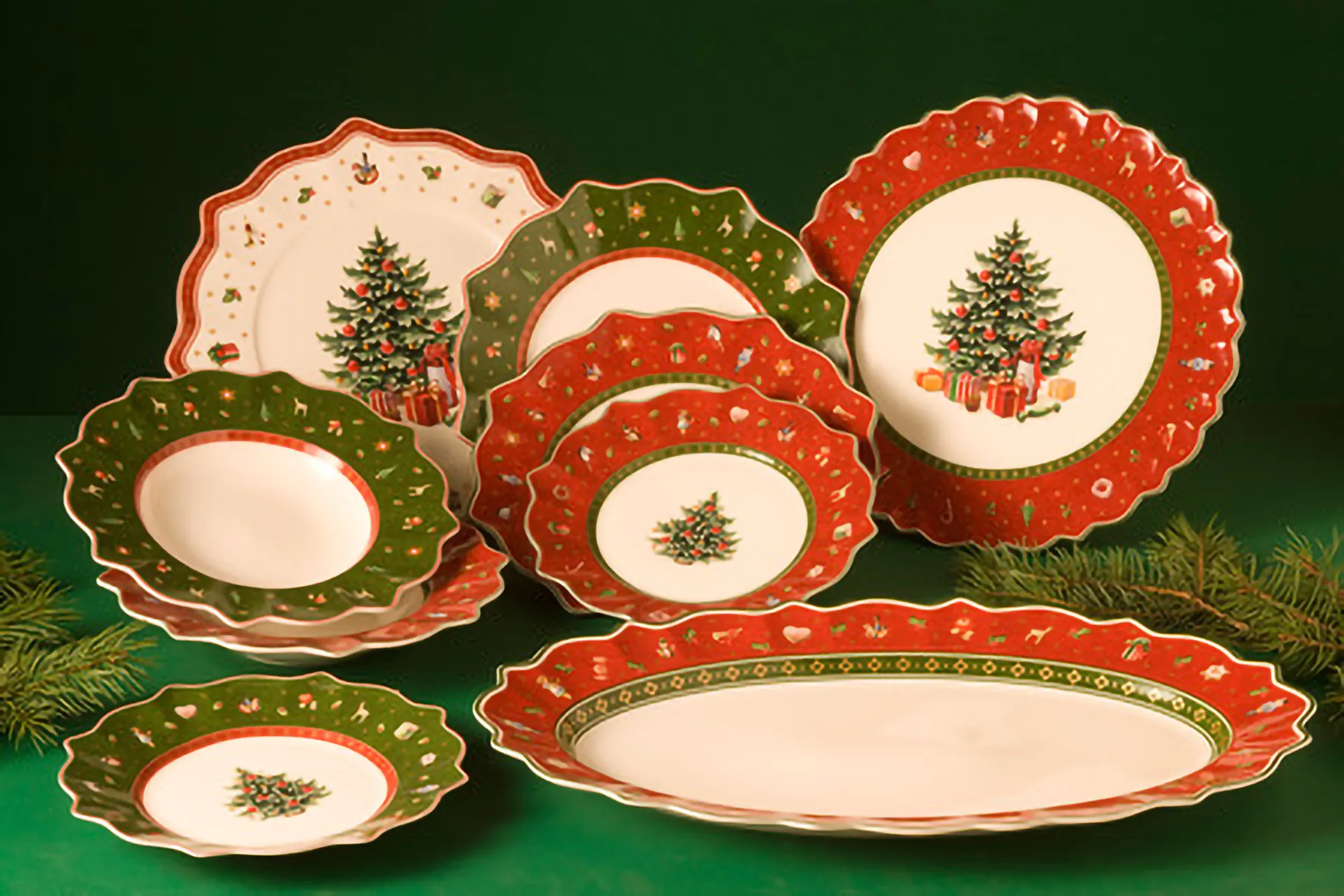 Toy's Delight bord Ø28,4 cm, Wit-rood Villeroy & Boch