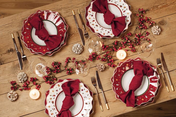 Toy's Delight bord Ø28,4 cm, Wit-rood Villeroy & Boch
