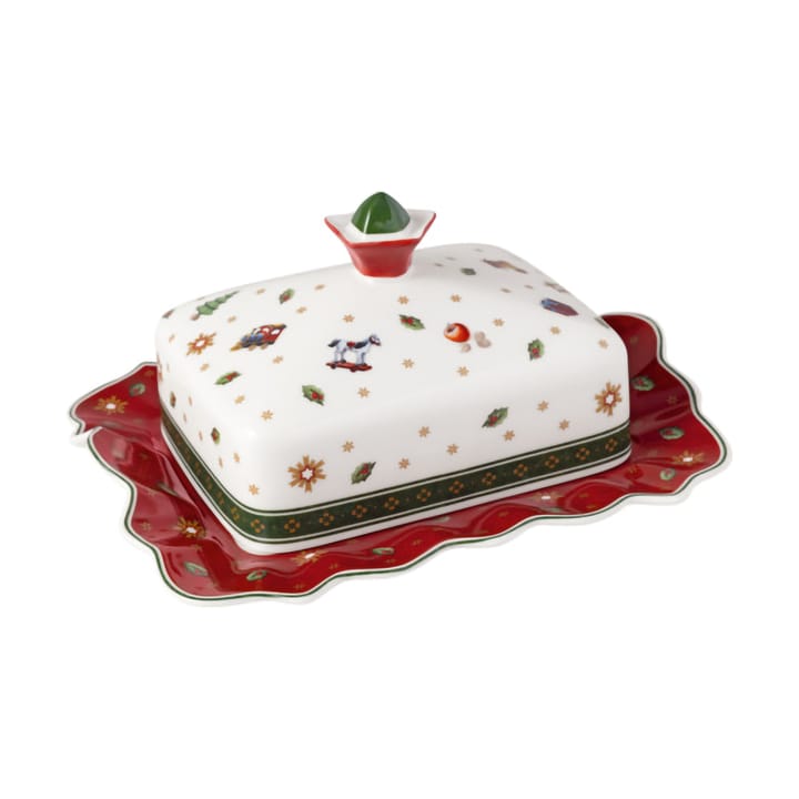 Toy´s Delight botervloot 16x19 cm - Wit-rood - Villeroy & Boch