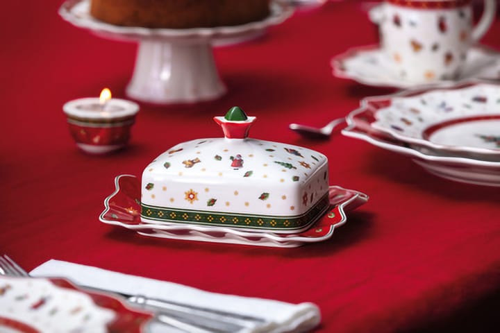 Toy´s Delight botervloot 16x19 cm, Wit-rood Villeroy & Boch