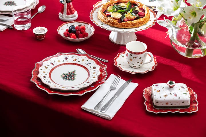 Toy´s Delight botervloot 16x19 cm, Wit-rood Villeroy & Boch