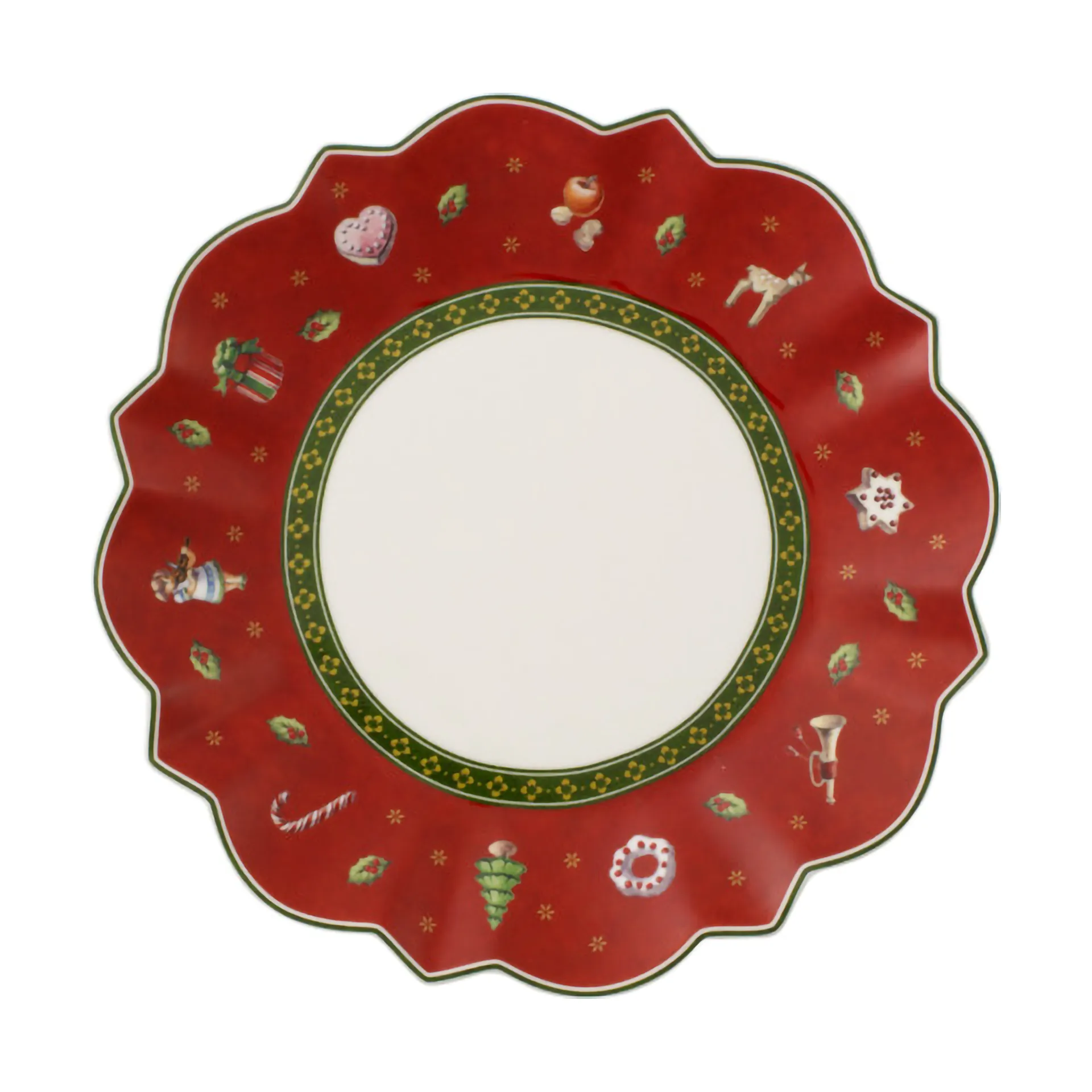Toy's Delight Bread & Butter bord Ø18 cm, Wit-rood Villeroy & Boch