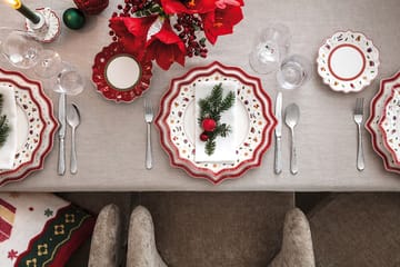 Toy's Delight Bread & Butter bord Ø18 cm - Wit-rood - Villeroy & Boch