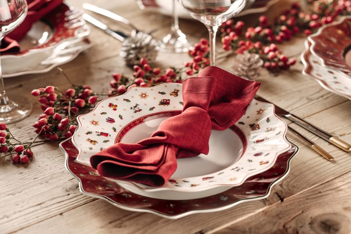 Toy's Delight diep bord Ø26 cm, Wit-rood Villeroy & Boch