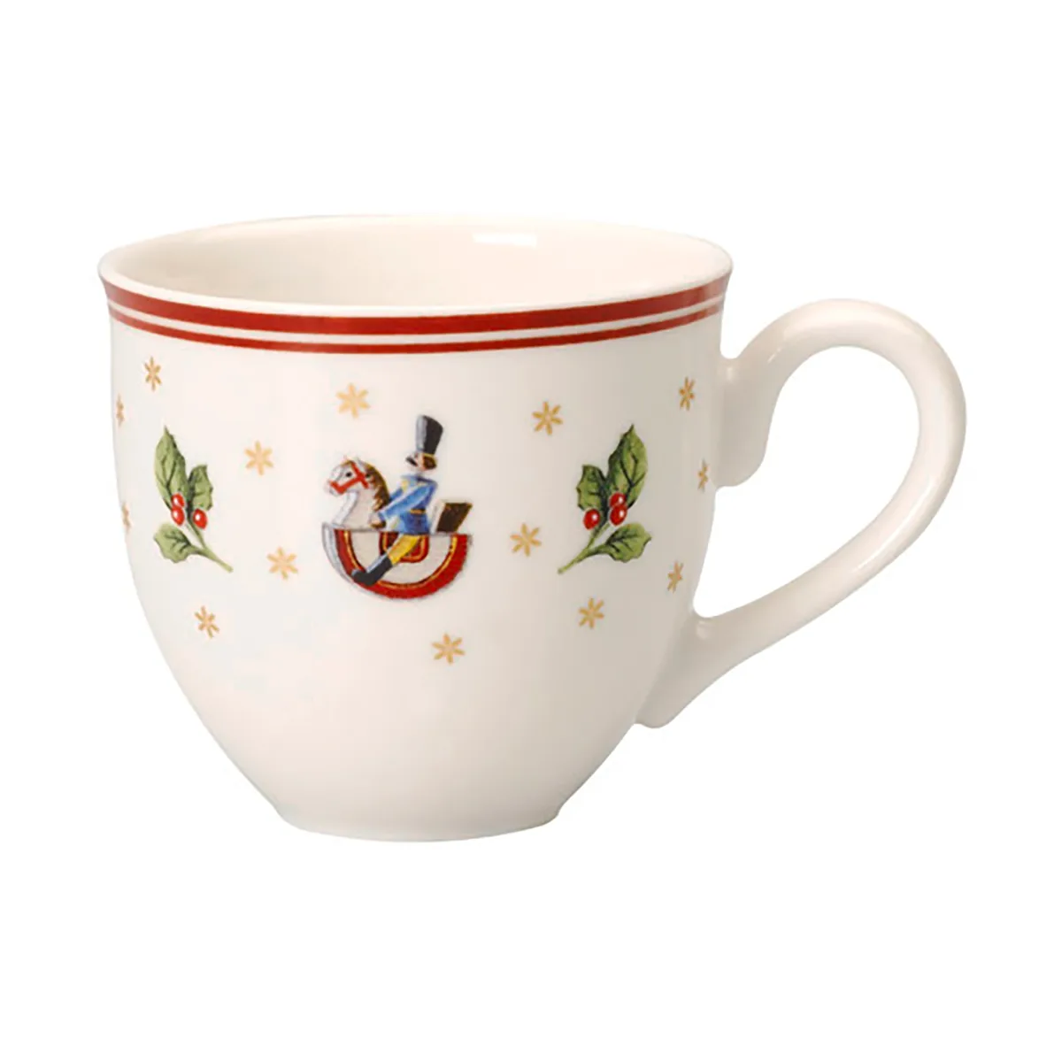 Toy's Delight espressokopje 10 cl, Wit-rood Villeroy & Boch