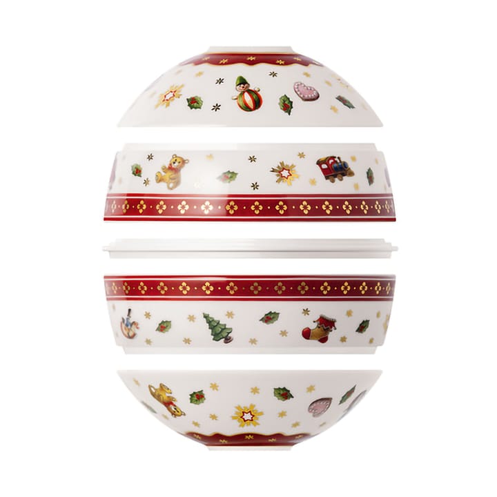 Toy's Delight La petite Boule 5-delig, Wit-rood Villeroy & Boch
