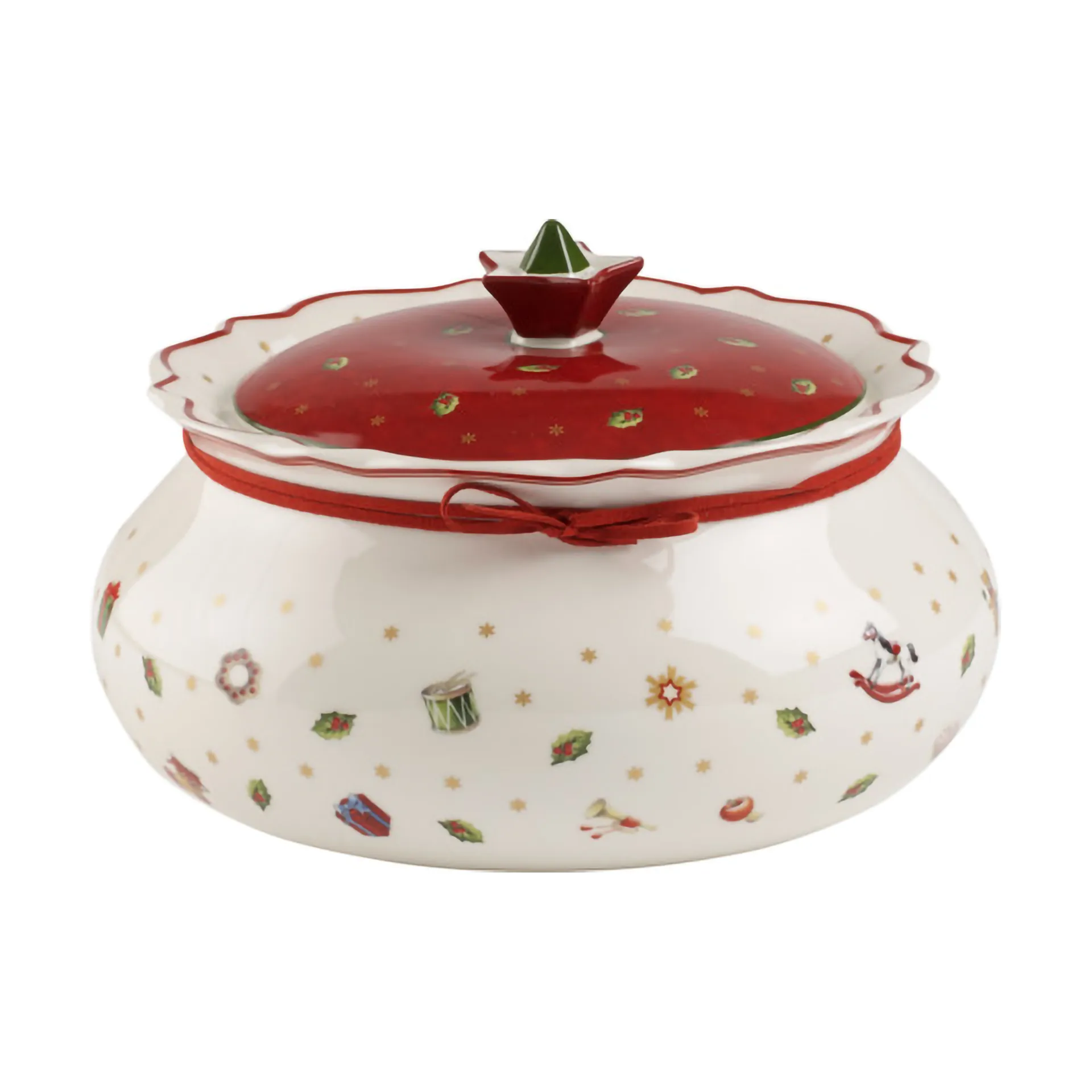 Toy's Delight pot met deksel M 1,9 L, Wit-rood Villeroy & Boch