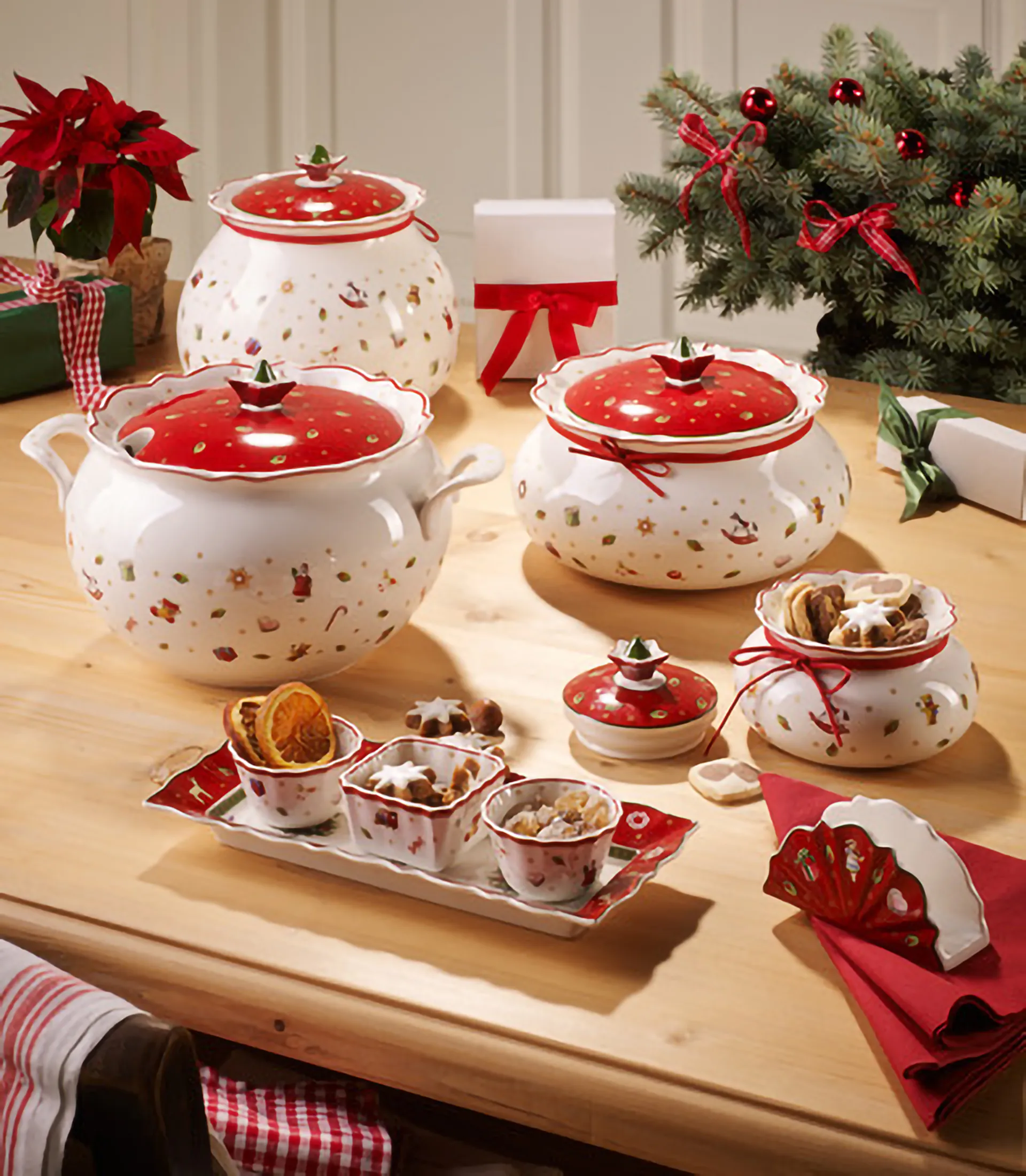Toy´s Delight pot met deksel S 0,45 L, Wit-rood Villeroy & Boch
