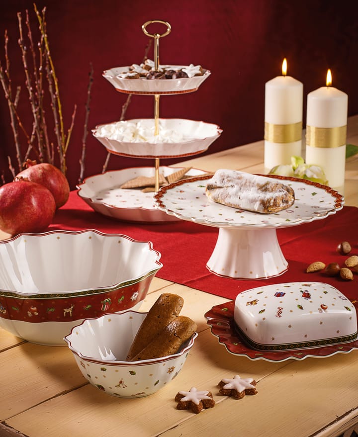 Toy's Delight schaal 2,1 liter, Wit-rood Villeroy & Boch