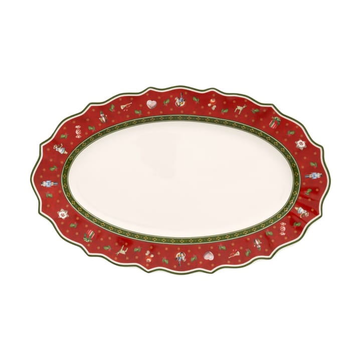 Toy's Delight serveerschaal M 23,5x38 cm - Wit-rood - Villeroy & Boch
