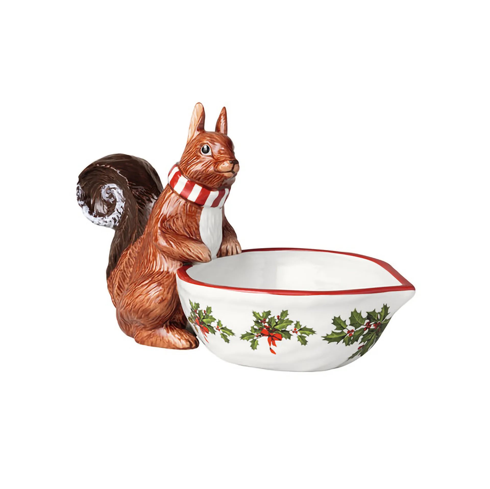 Toy's Fantasy eekhoorn met schaal Ø25 cm, Bruin-wit Villeroy & Boch