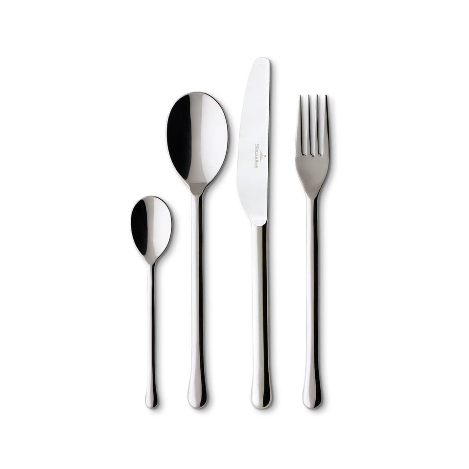 Villeroy & Boch Udine bestekset 24-delig | Scandinavisch Interieur | Besteksets | Zilverkleurig