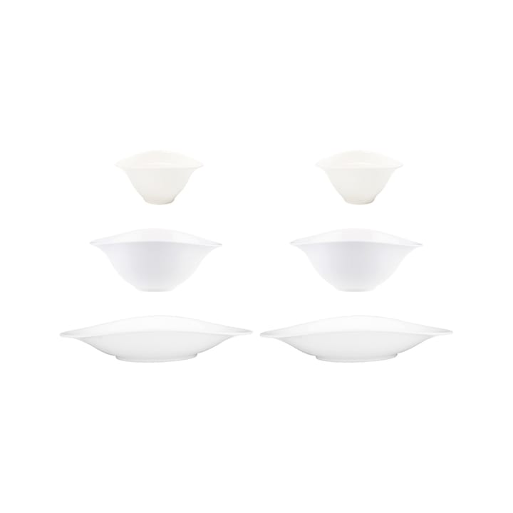 Vapiano trio schalen 6-pack - wit - Villeroy & Boch