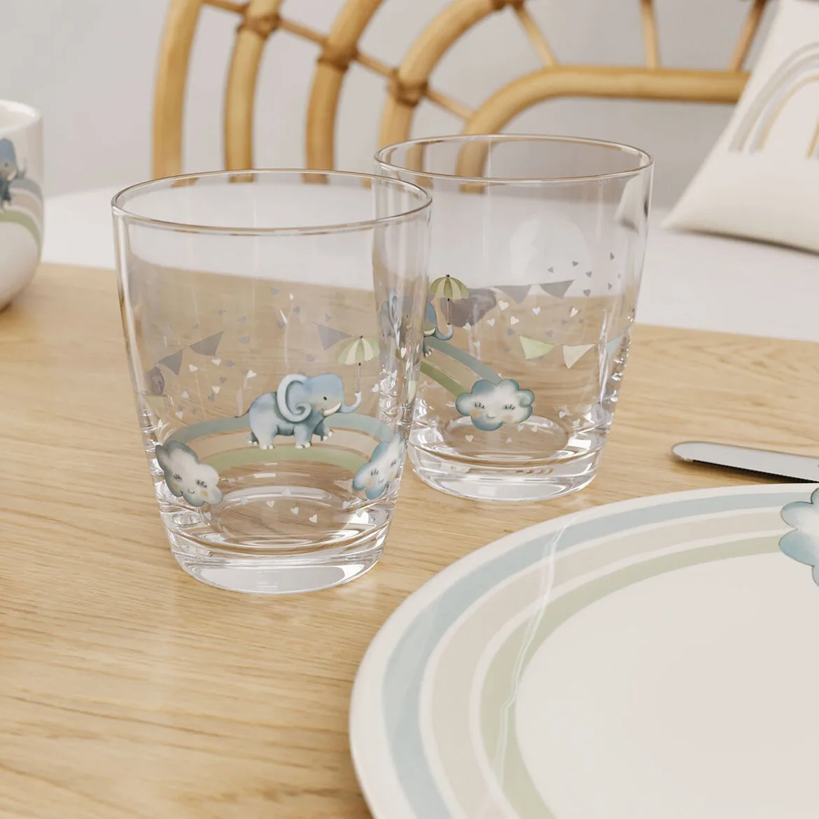 Walk like an Elephant drinkglas kinderen 15 cl 2-pack, Multi Villeroy & Boch