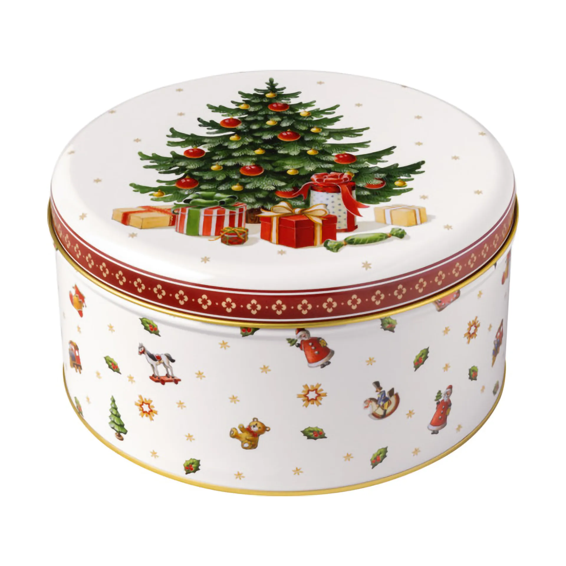 Winter Collage Accessoires koekjestrommel 3-pack, Wit Villeroy & Boch