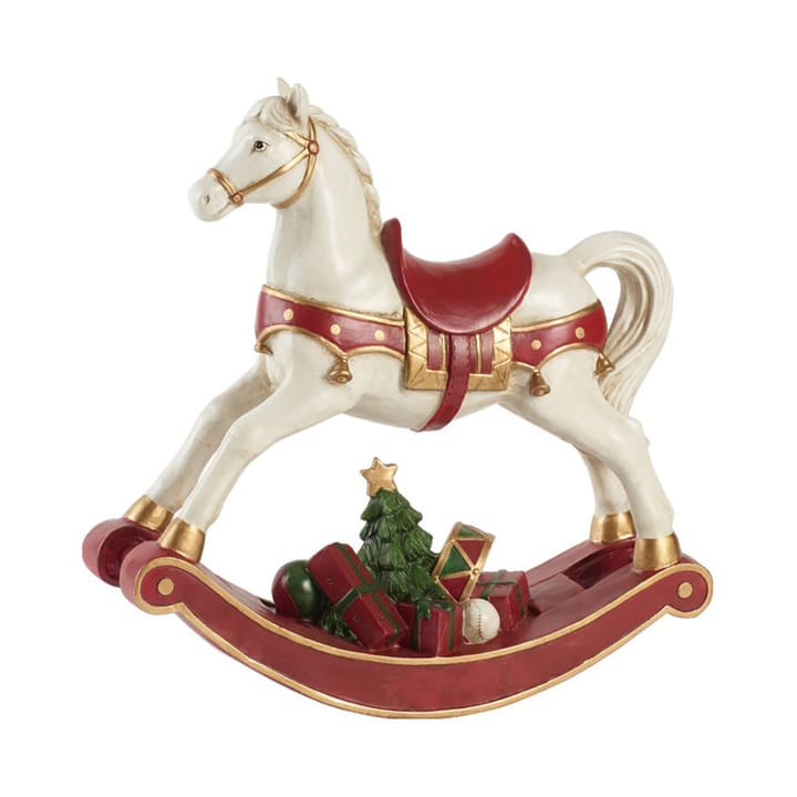 Winter Collage decoratie hobbelpaard - Wit-rood - Villeroy & Boch