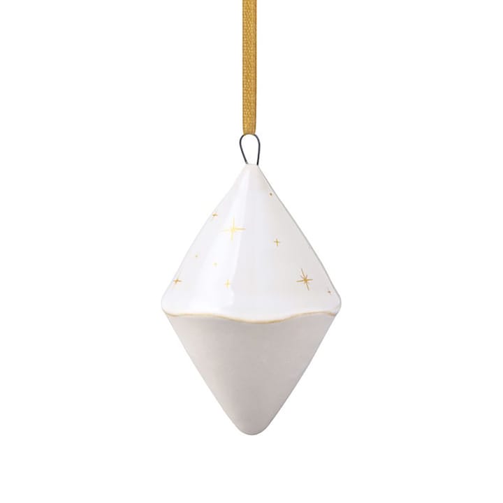 Winter Glow kerstboomhanger double cone - Wit-beige - Villeroy & Boch