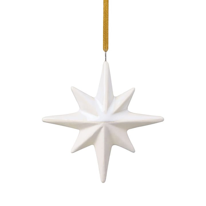 Winter Glow kerstboomhanger ster - Wit-beige - Villeroy & Boch