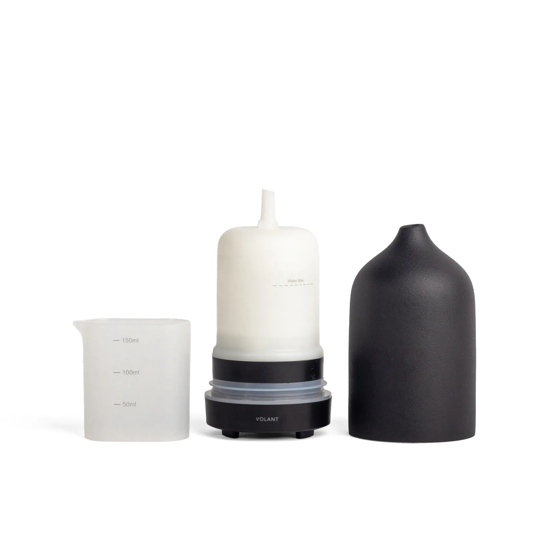 Stenen diffuser 10 cl, Zwart Volant