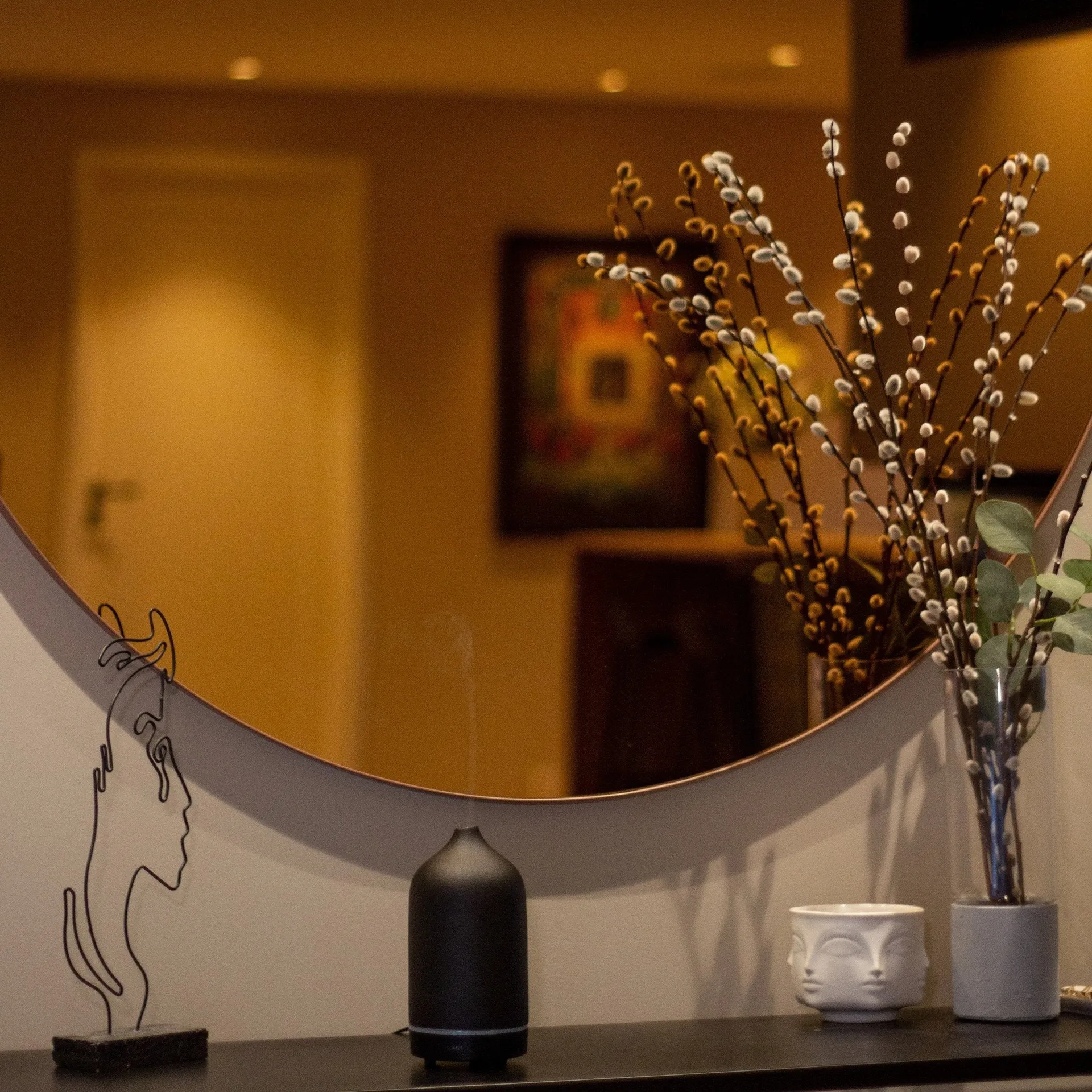 Stenen diffuser 10 cl, Zwart Volant