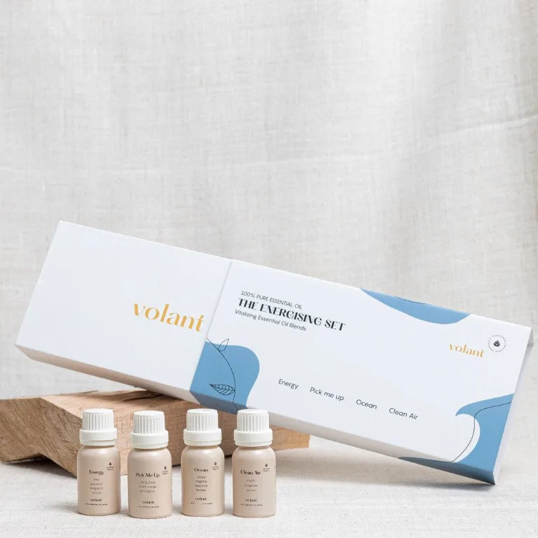The energising set etherische oliën, 4 geuren Volant