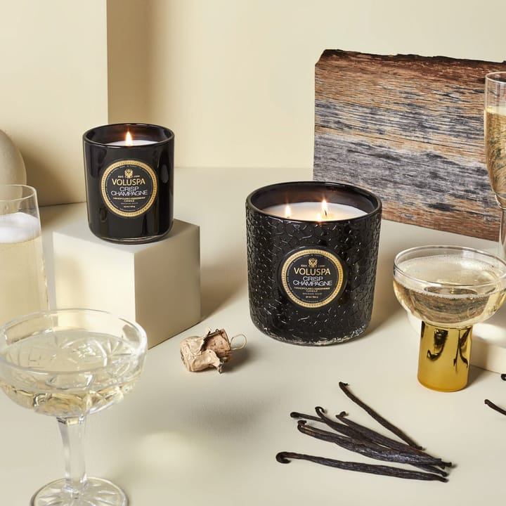 Classic Maison Noir geurkaars 60 uur, Crisp Champagne Voluspa