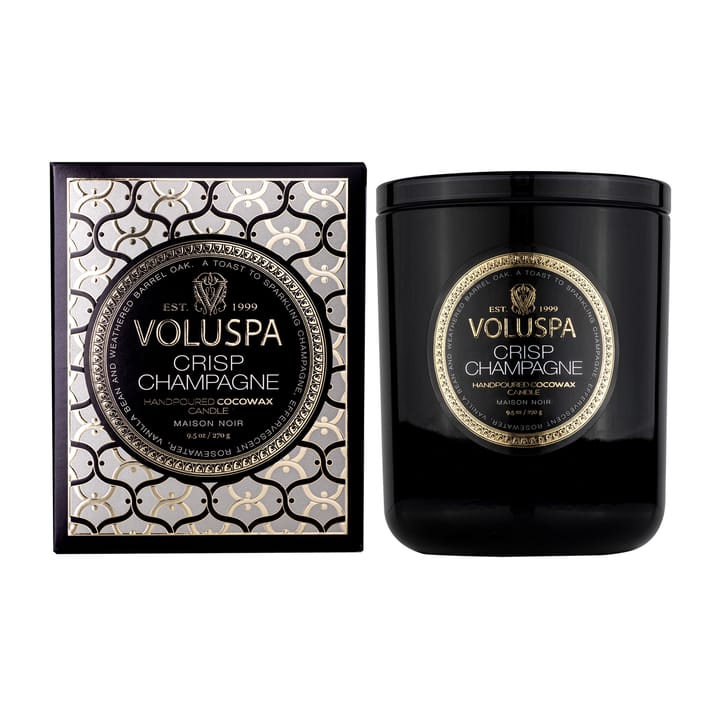 Classic Maison Noir geurkaars 60 uur - Crisp Champagne - Voluspa